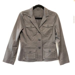 Theory Fitted Cotton Stretch Blazer